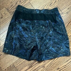 Lululemon Athletica Black and Blue Athletic Shorts